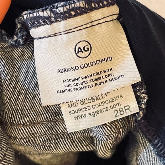 Maternity Pregnancy AG Adriano Goldschmied Dark Blue Jeans - Picture 7 of 12